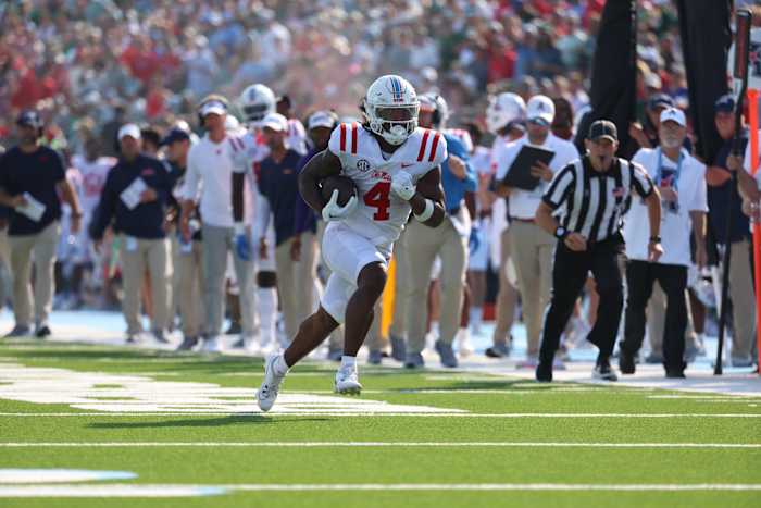 Preseason All-American Quinshon Judkins tallied only 48 rushing yards on Saturday against Tulane, and Ole Miss as a whole put up 89 yards on the ground.